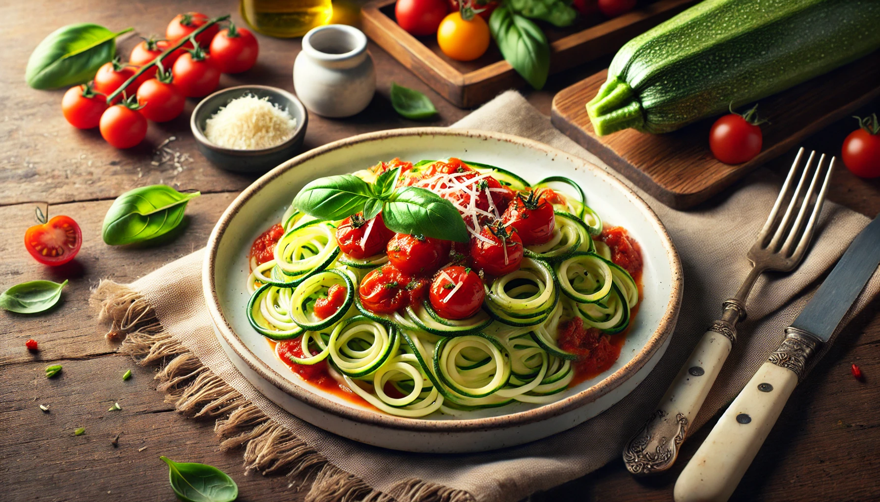 Macarrão de Abobrinha: Sabor e Saúde em uma Receita Deliciosa